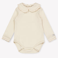 Donsje Amsterdam Diet Baby Girls Romper In Light Beige