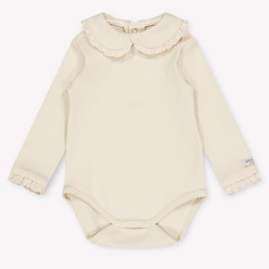 Donsje Amsterdam Diet Baby Girls Romper In Light Beige
