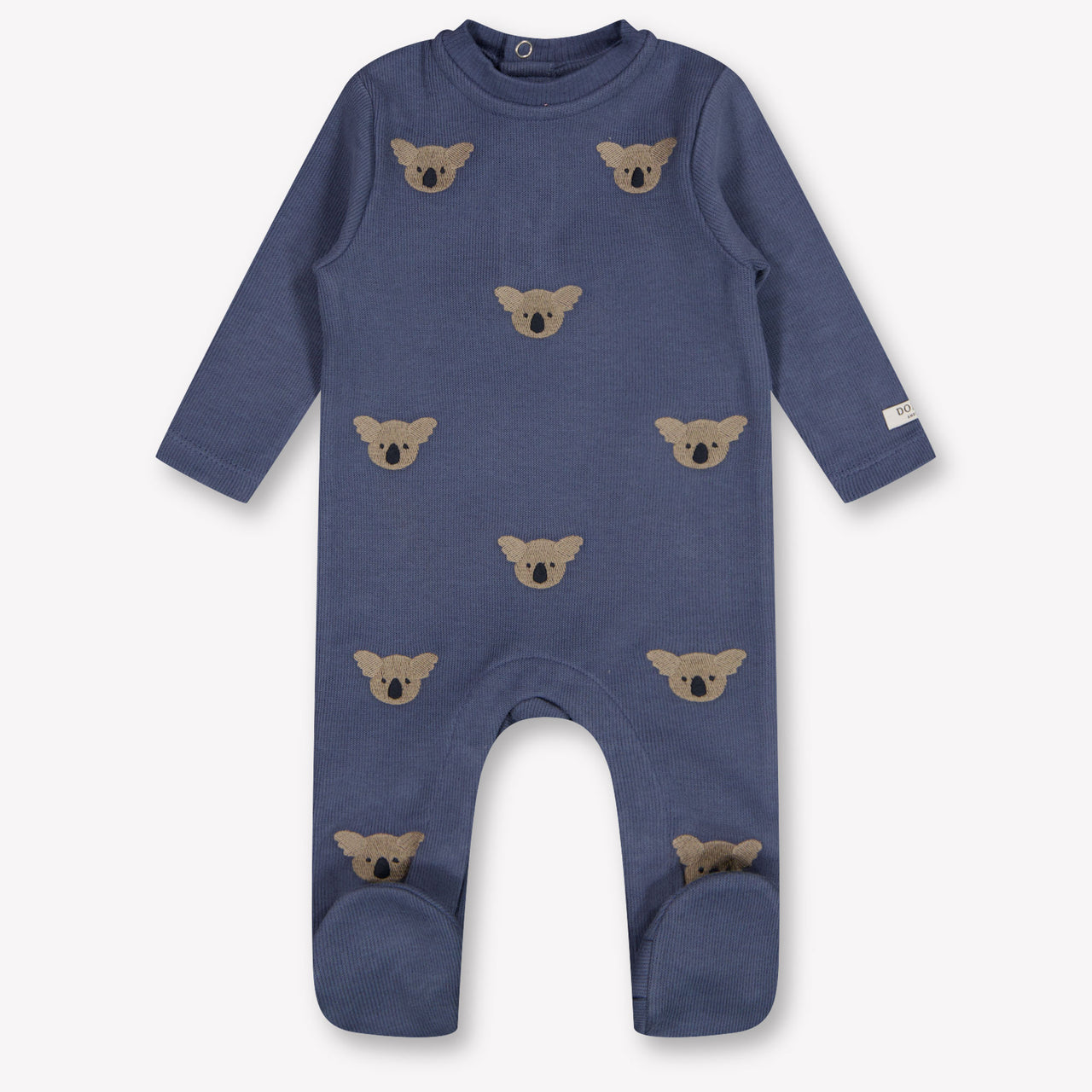 Donsje Amsterdam Phlyn Baby Jungen Strampler in Anthrazit