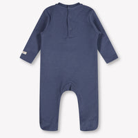 Donsje Amsterdam Phlyn Baby Jungen Strampler in Anthrazit