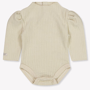 Donsje Amsterdam Giggie bébé Filles Barboteuse Beige Clair