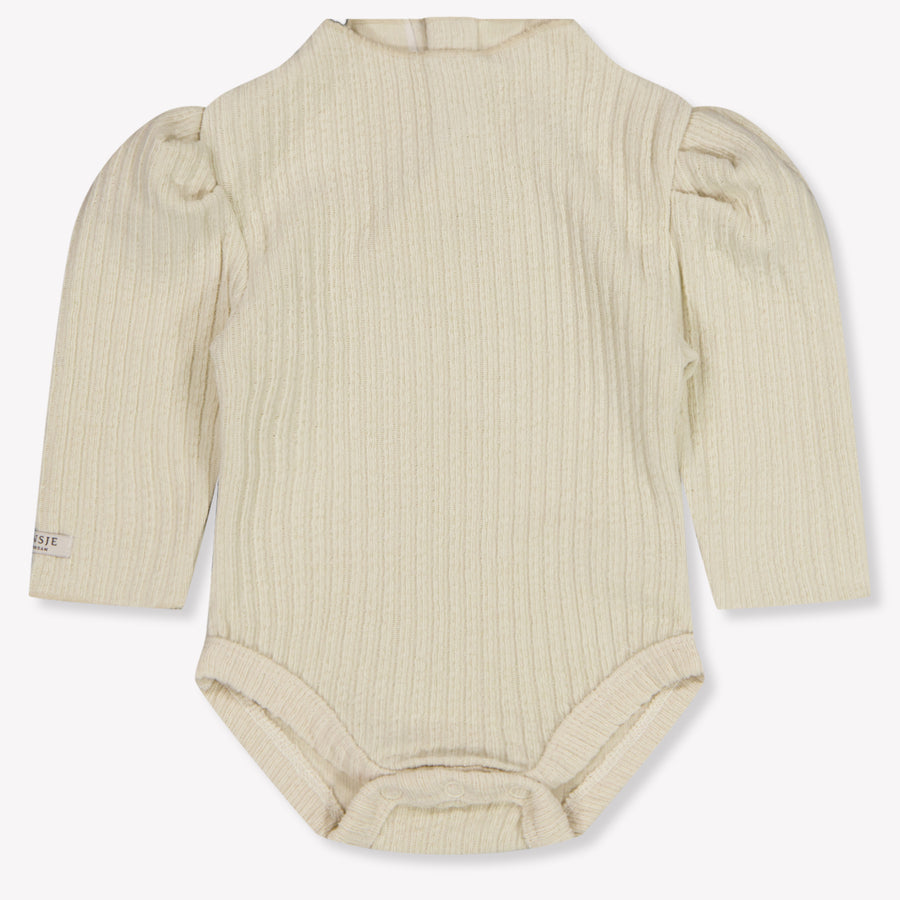 Donsje Amsterdam Giggie bébé Filles Barboteuse Beige Clair