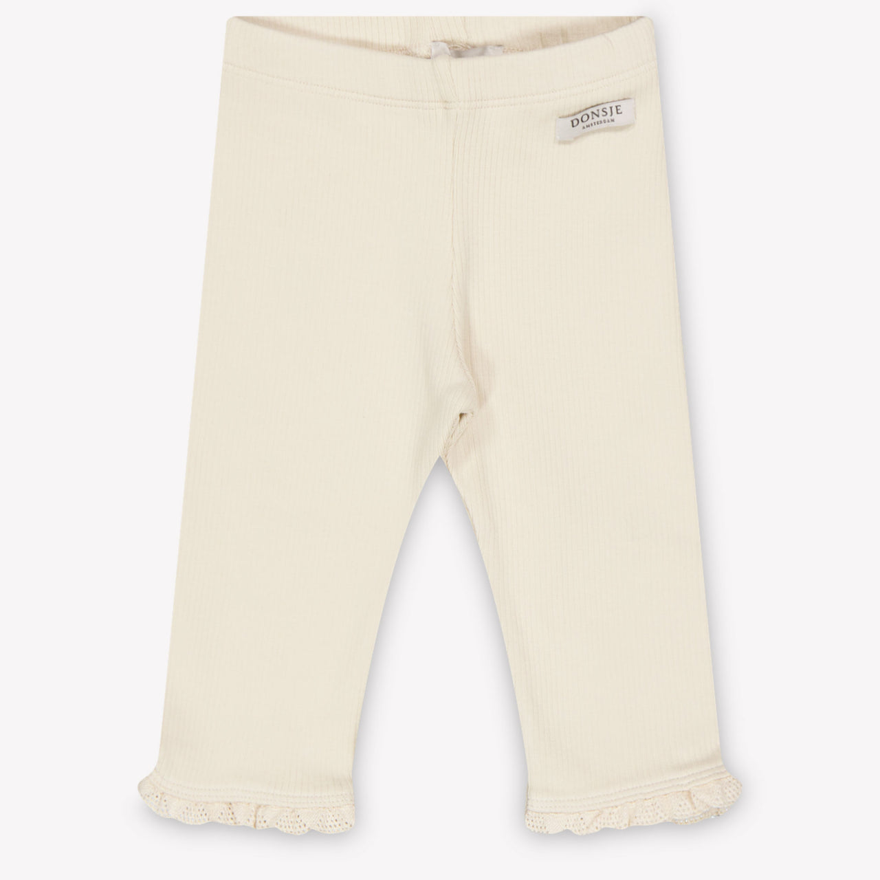 Donsje Amsterdam Affy Baby Mädchen Leggings rein Helles Beige