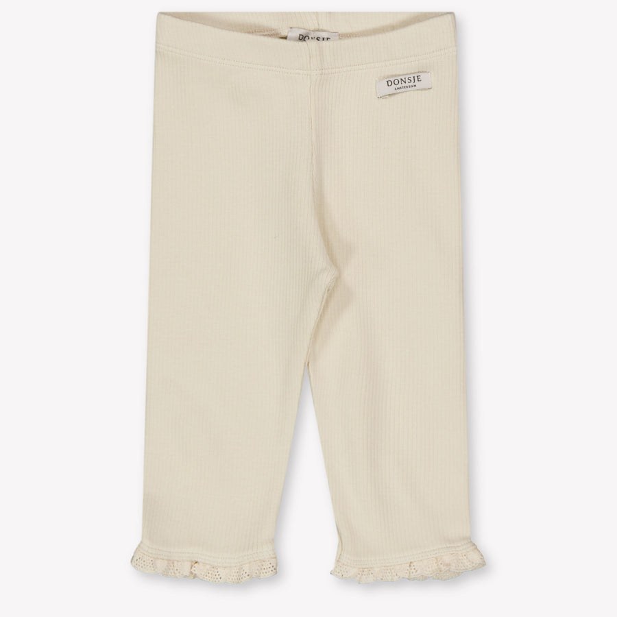Donsje Amsterdam Affy Baby Mädchen Leggings rein Helles Beige