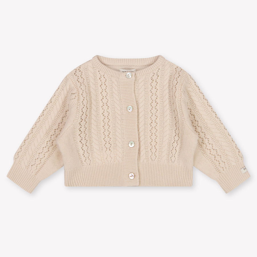 Donsje Amsterdam Danik Baby Ragazze Cardigan dentro Sabbia