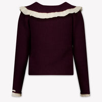 Donsje Amsterdam Kinder Mädchen Strickjacke In Bordeaux