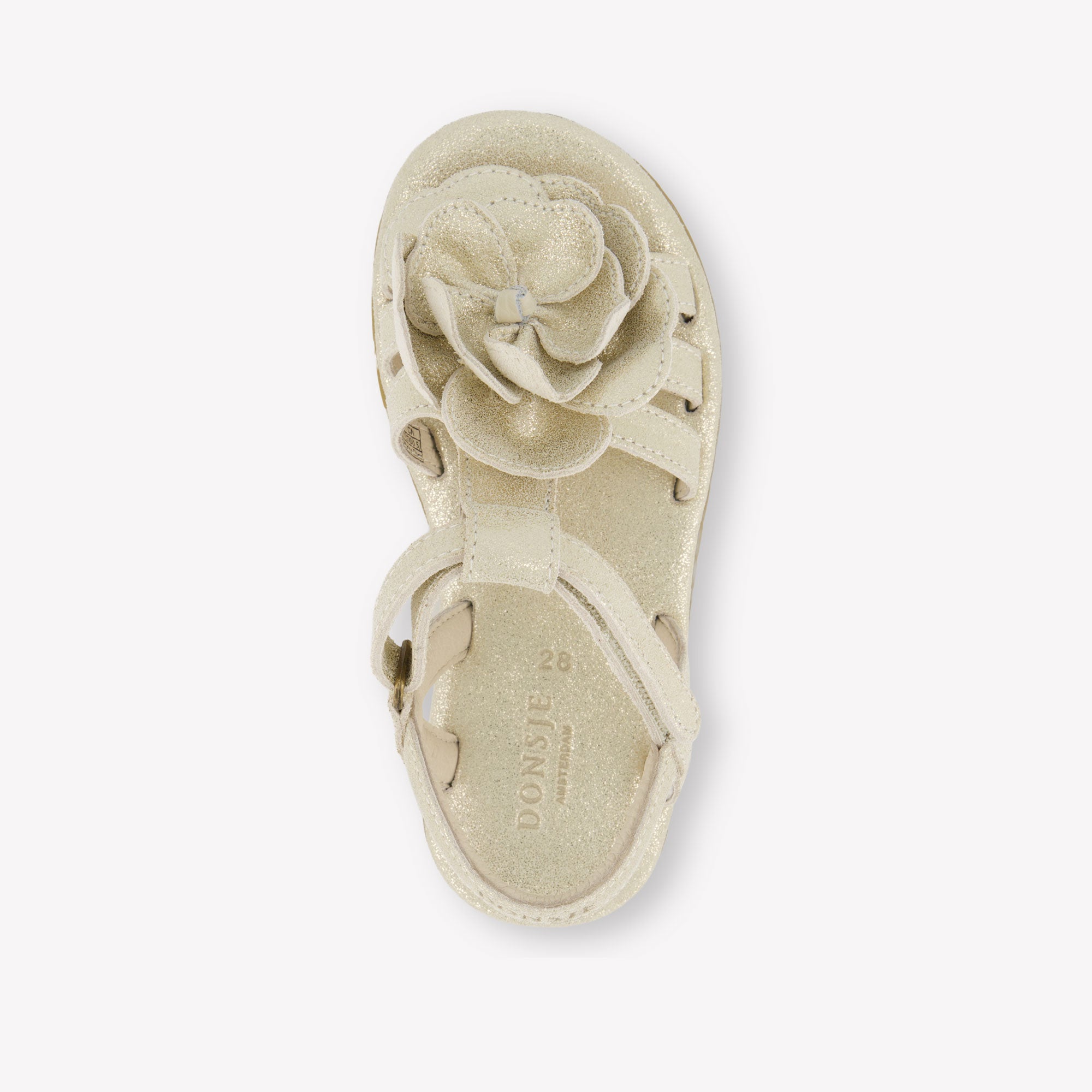 Donsje Amsterdam Campos de islas Chicas Sandalias en Plata