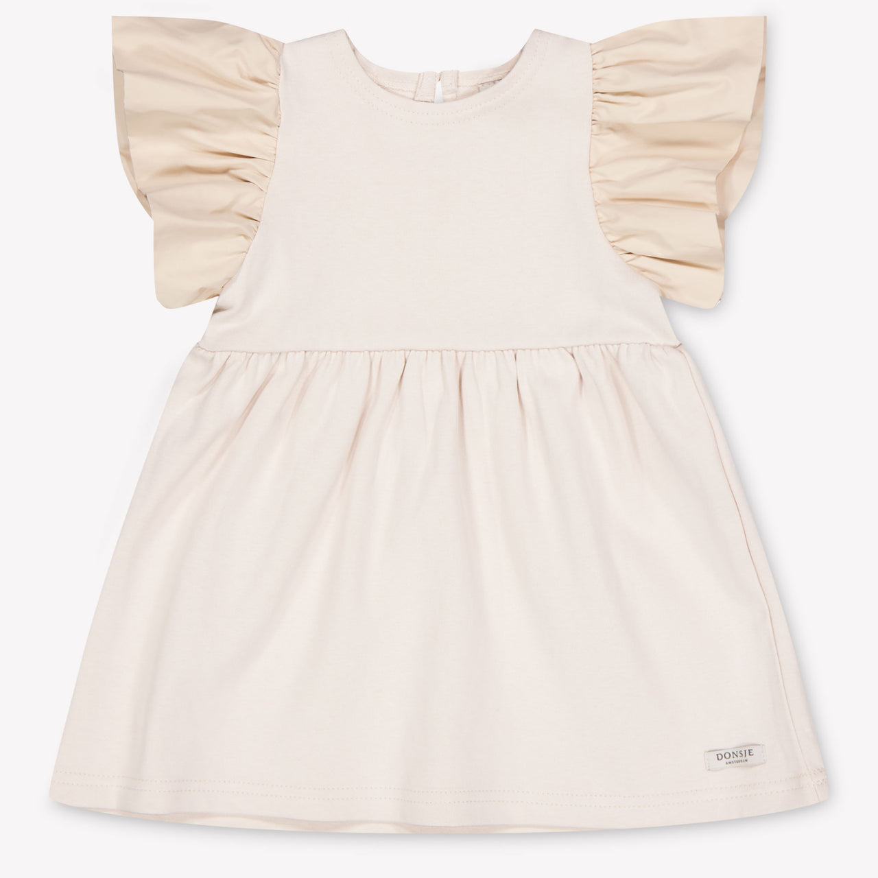 Donsje Amsterdam Beloun Bébé Filles Habillez-vous Beige Clair