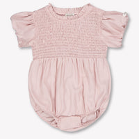 Donsje Amsterdam Eledor bebe Chicas mameluco en Rosa Antiguo