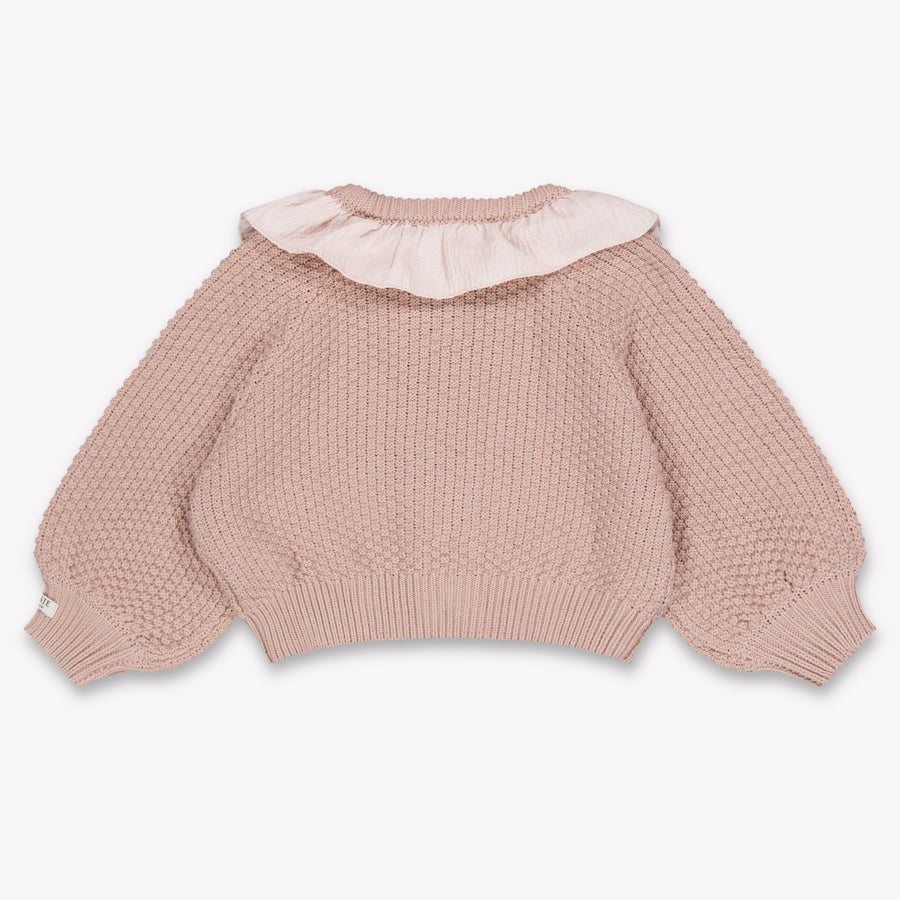 Donsje Amsterdam Plume bébé Filles Cardigan en Lilas