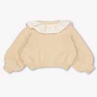 Donsje Amsterdam bebe pluma Chicas Cárdigan en Salmón