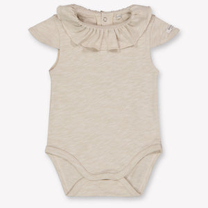 Donsje Amsterdam Litzy Baby Ragazze Pagliaccetto dentro Beige Chiaro