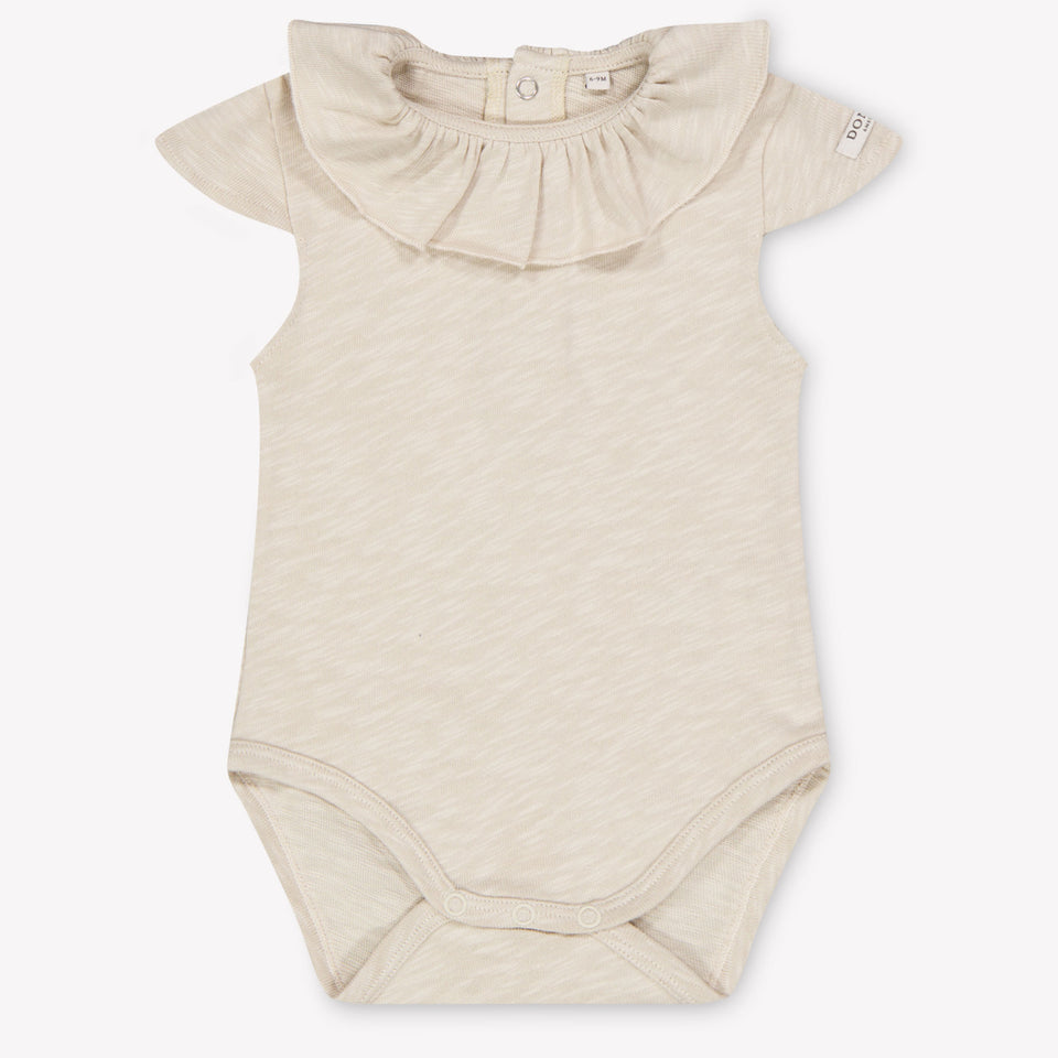 Donsje Amsterdam Bébé Litzy Filles Barboteuse Beige Clair