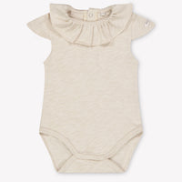Donsje Amsterdam Litzy Baby Ragazze Pagliaccetto dentro Beige Chiaro