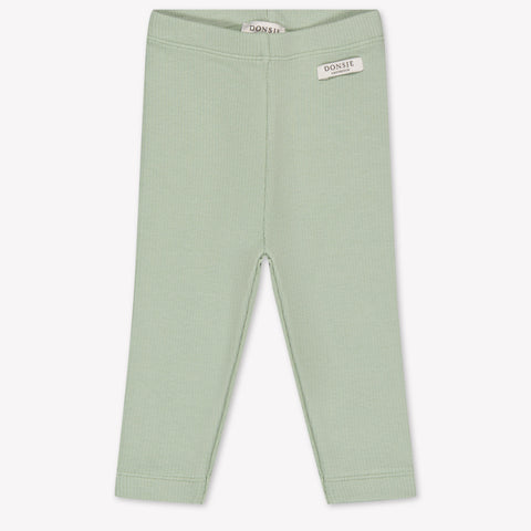 Donsje Amsterdam Bébé Garçons Leggings dans Vert-Clair