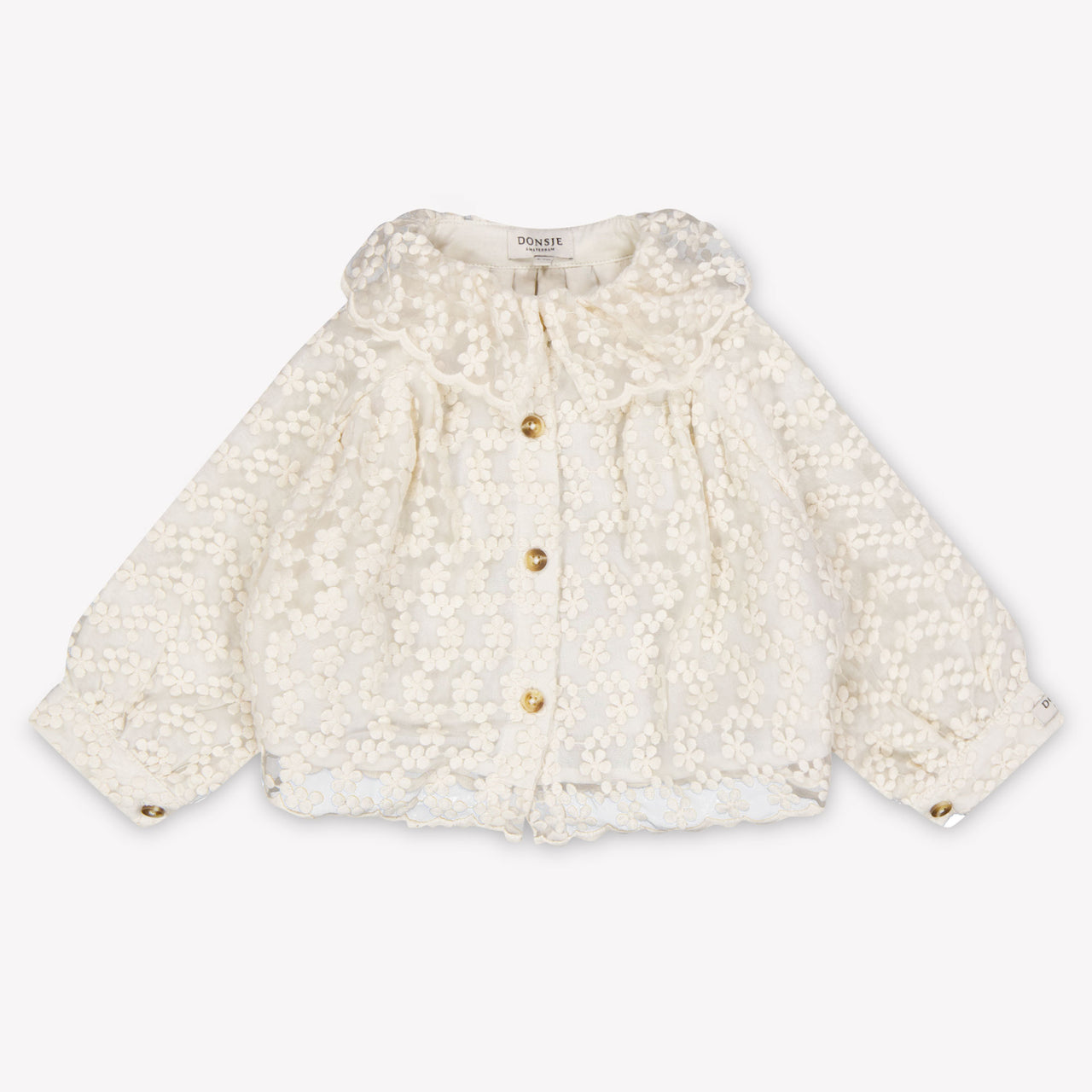 Donsje Amsterdam Mailien Baby Ragazze Camicetta dentro Off White