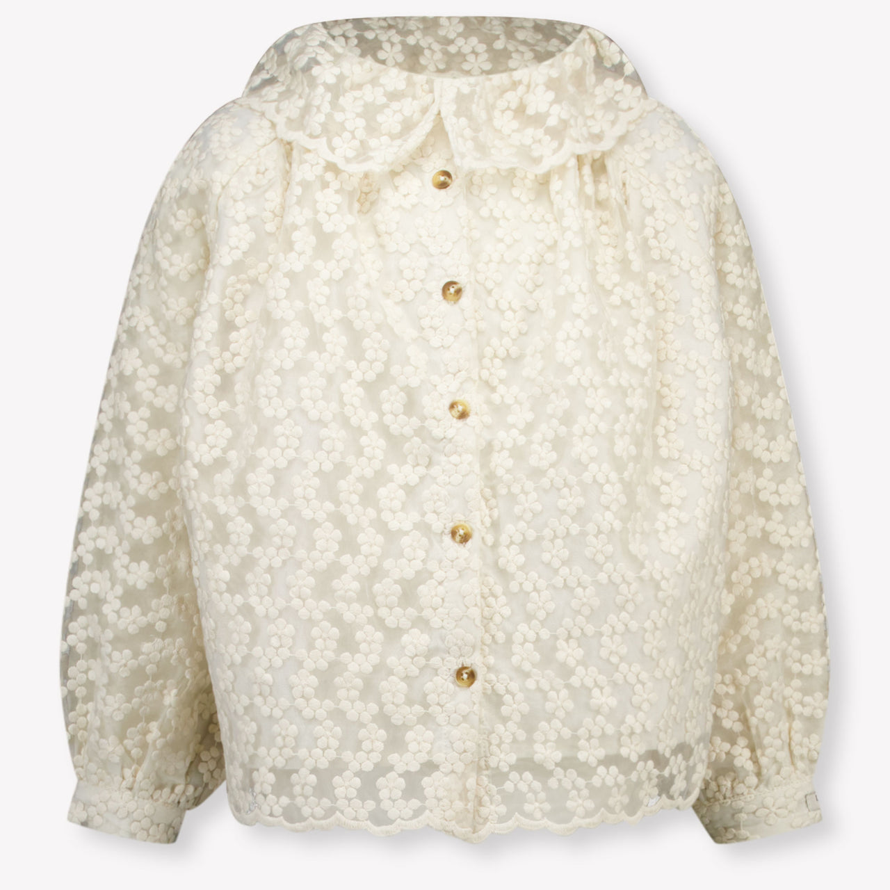 Donsje Amsterdam Mailien Kinder Ragazze Camicetta dentro Off White
