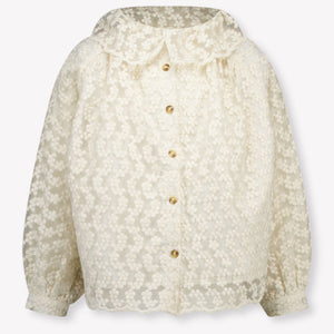 Donsje Amsterdam Mailien Kinder Ragazze Camicetta dentro Off White