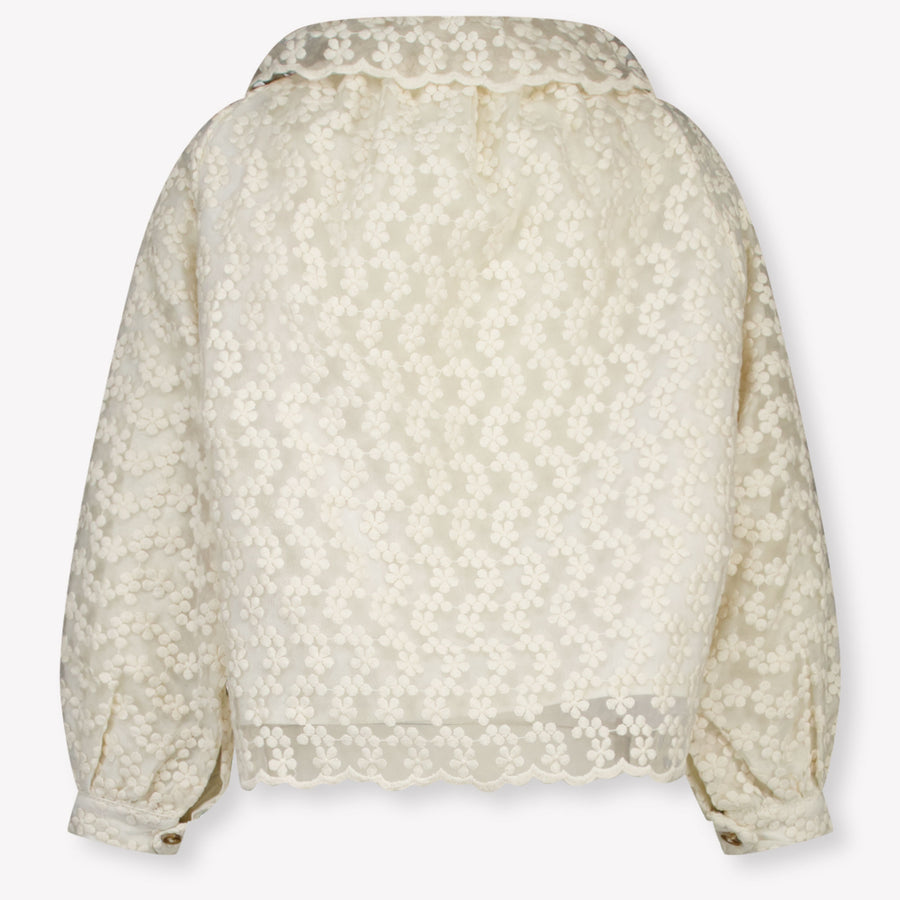 Donsje Amsterdam Mailien Kinder Ragazze Camicetta dentro Off White