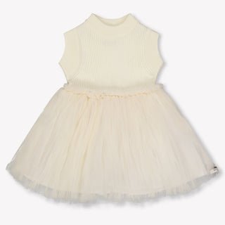 Donsje Amsterdam Xewa bébé Filles Robe en blanc cassé