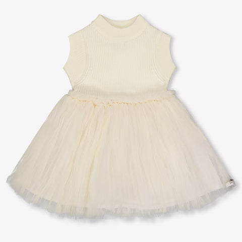 Donsje Amsterdam Xewa Baby Meisjes Jurk In Off White