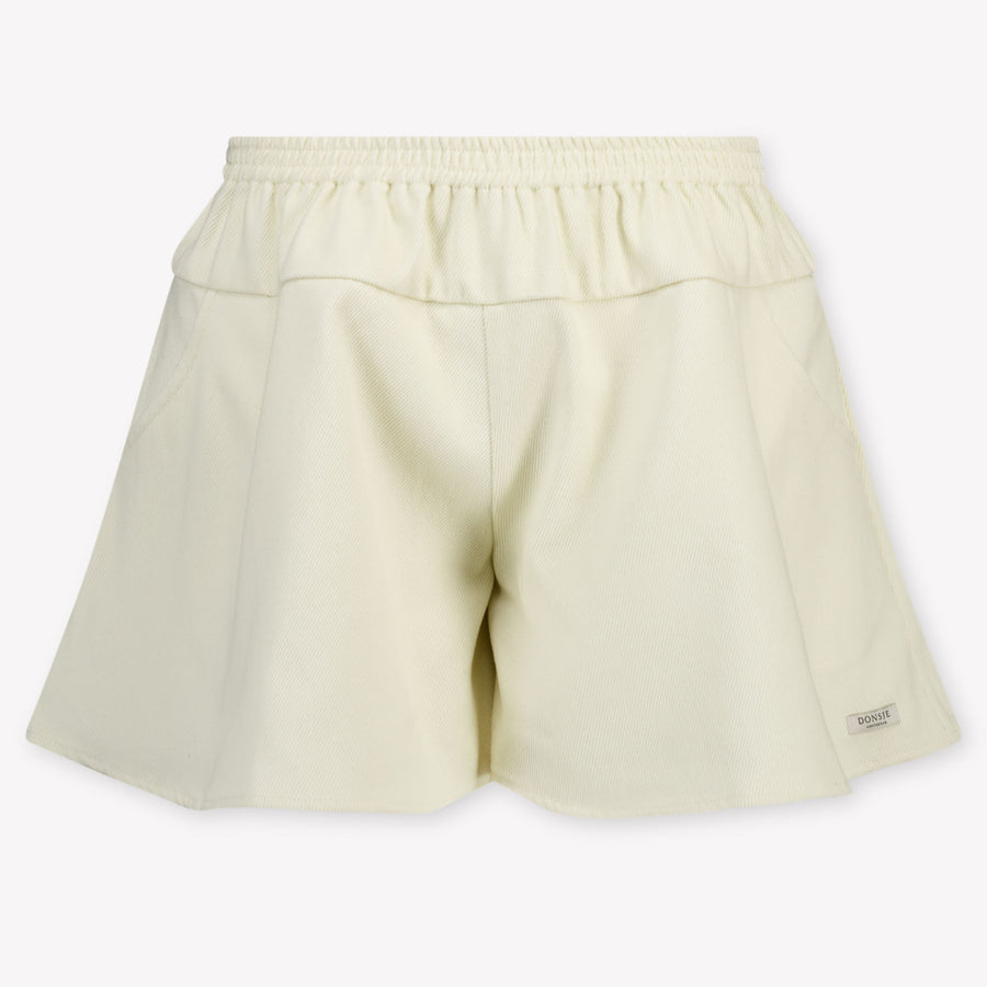 Donsje Amsterdam Mazena Kinder Ragazze Pantaloncini dentro Beige Chiaro