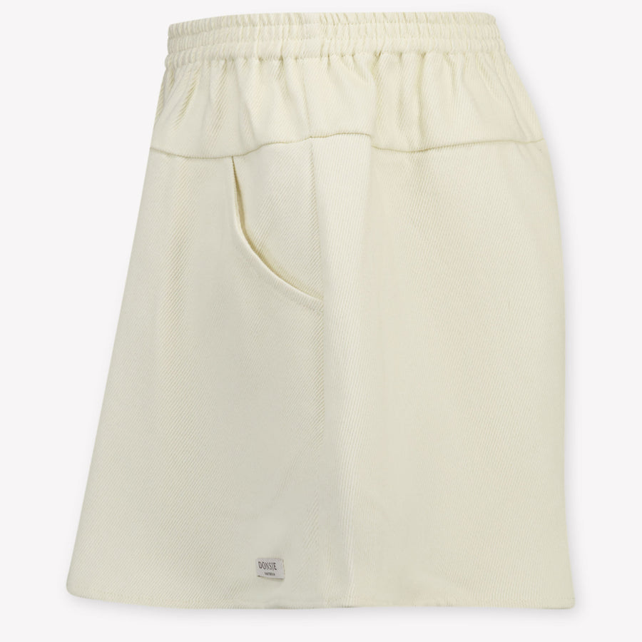 Donsje Amsterdam Mazena Kinder Ragazze Pantaloncini dentro Beige Chiaro
