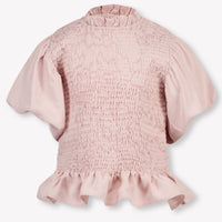 Donsje Amsterdam Sorien Kinder Ragazze Maglietta dentro Rosa Chiaro