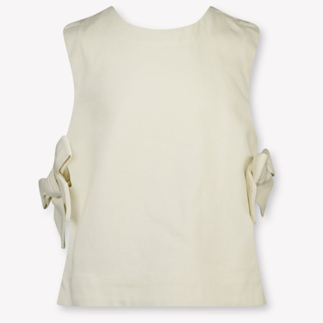 Donsje Amsterdam Veeri Kids Girls T-Shirt In Light Beige