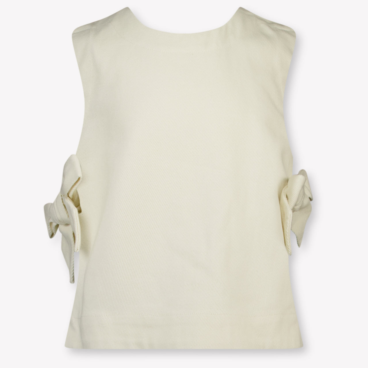 Donsje Amsterdam Veeri Kinder Ragazze Maglietta dentro Beige Chiaro