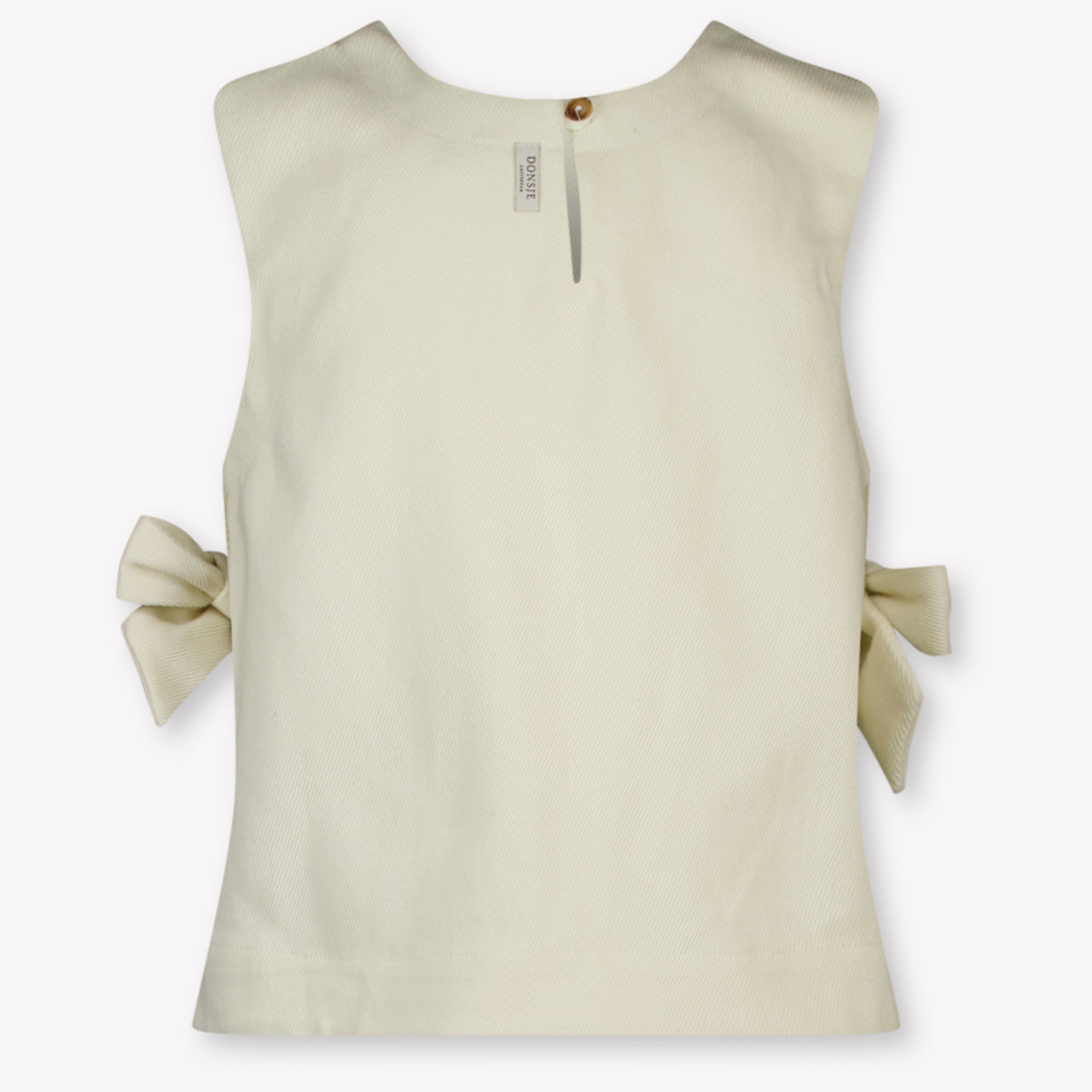 Donsje Amsterdam Veeri Kinder Ragazze Maglietta dentro Beige Chiaro