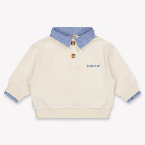 Donsje Amsterdam Primo bambino Ragazzi Maglione dentro Beige Chiaro
