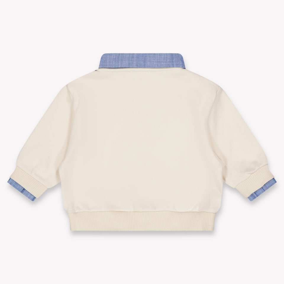 Donsje Amsterdam Primo bambino Ragazzi Maglione dentro Beige Chiaro