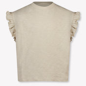 Donsje Amsterdam Nuriel Kinder Mädchen T-Shirt In Helles Beige