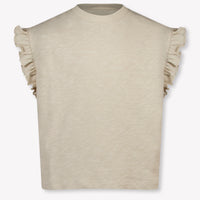 Donsje Amsterdam Nuriel Kinder Ragazze Maglietta dentro Beige Chiaro