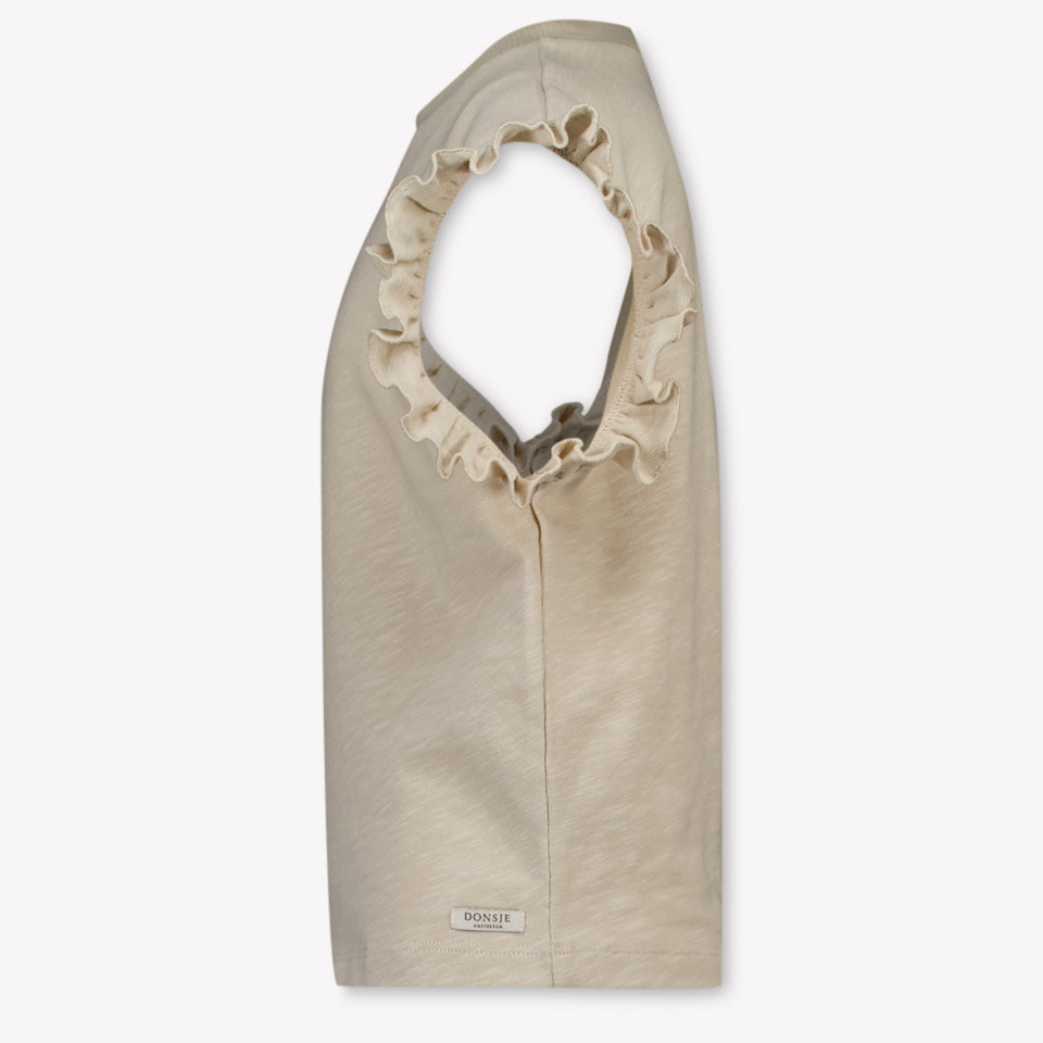 Donsje Amsterdam Nuriel Kinder Mädchen T-Shirt In Helles Beige