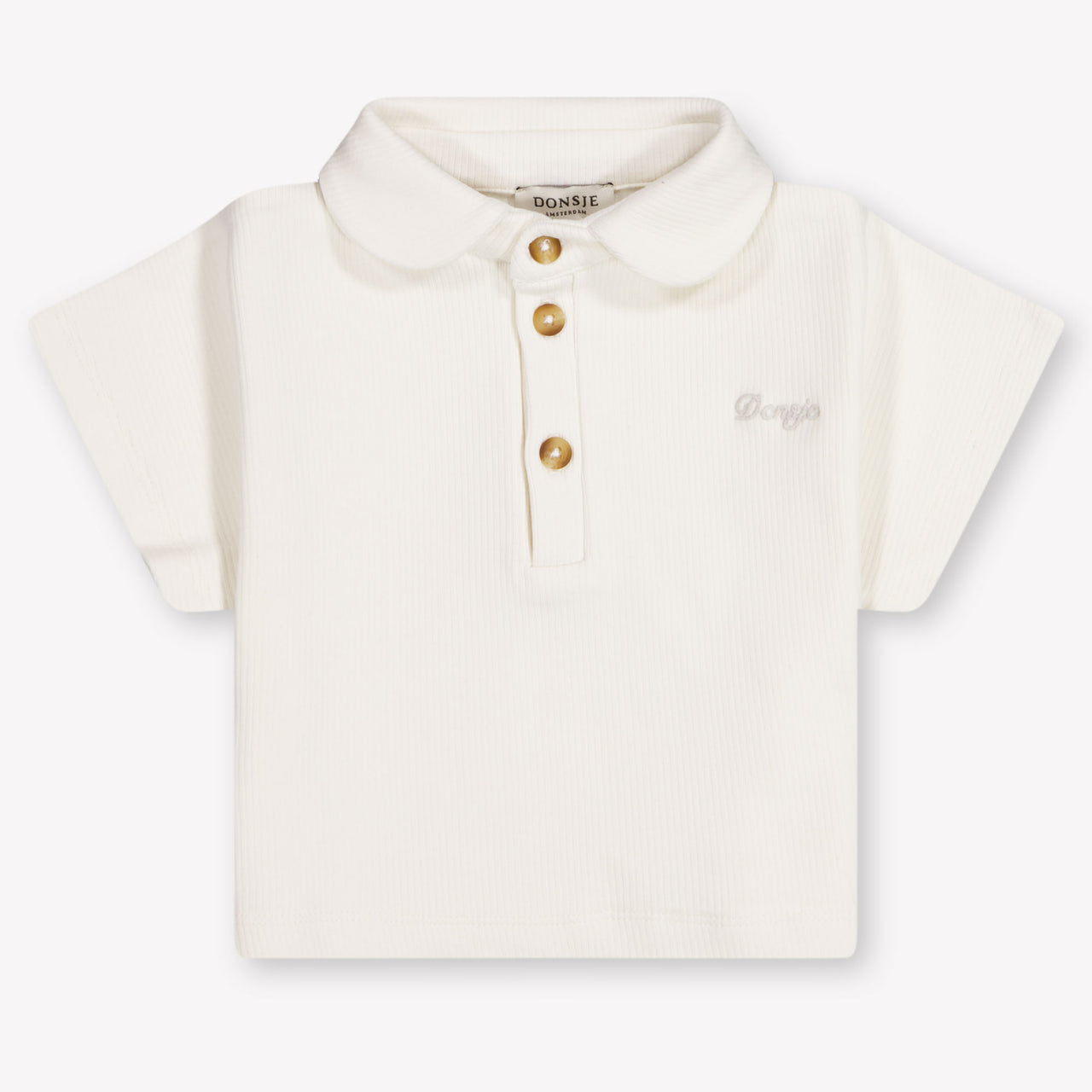 Donsje Amsterdam bebé ivelle Chicas polo en Blanco Roto