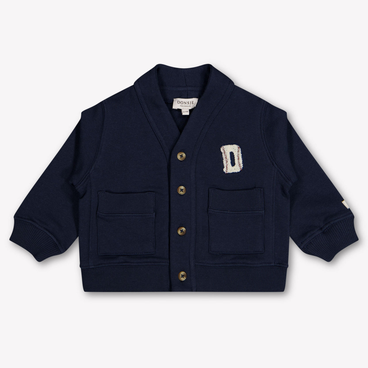 Donsje Amsterdam Maukie bébé Unisexe Cardigan en Navy