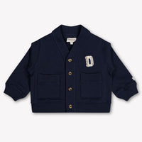 Donsje Amsterdam Maukie bébé Unisexe Cardigan en Navy