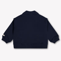 Donsje Amsterdam Maukie bébé Unisexe Cardigan en Navy