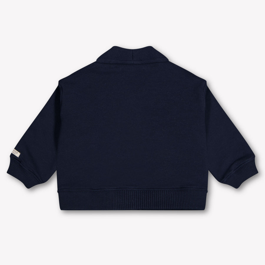 Donsje Amsterdam Maukie bébé Unisexe Cardigan en Navy