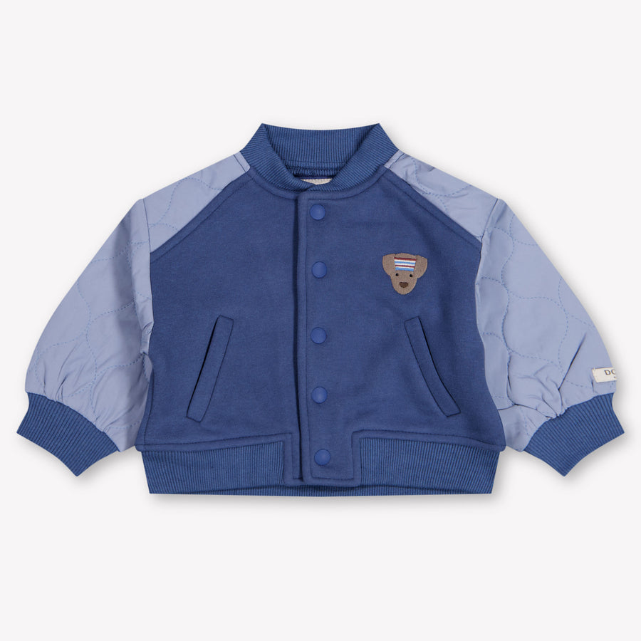 Donsje Amsterdam Noal Baby Jongens Vest In Donker Blauw