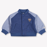 Donsje Amsterdam bebe noal Chicos Cárdigan en Azul Sscuro