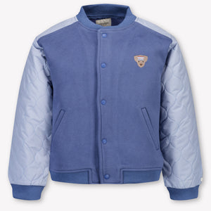 Donsje Amsterdam Noal Kinder Ragazzi Cardigan dentro Blu Scuro
