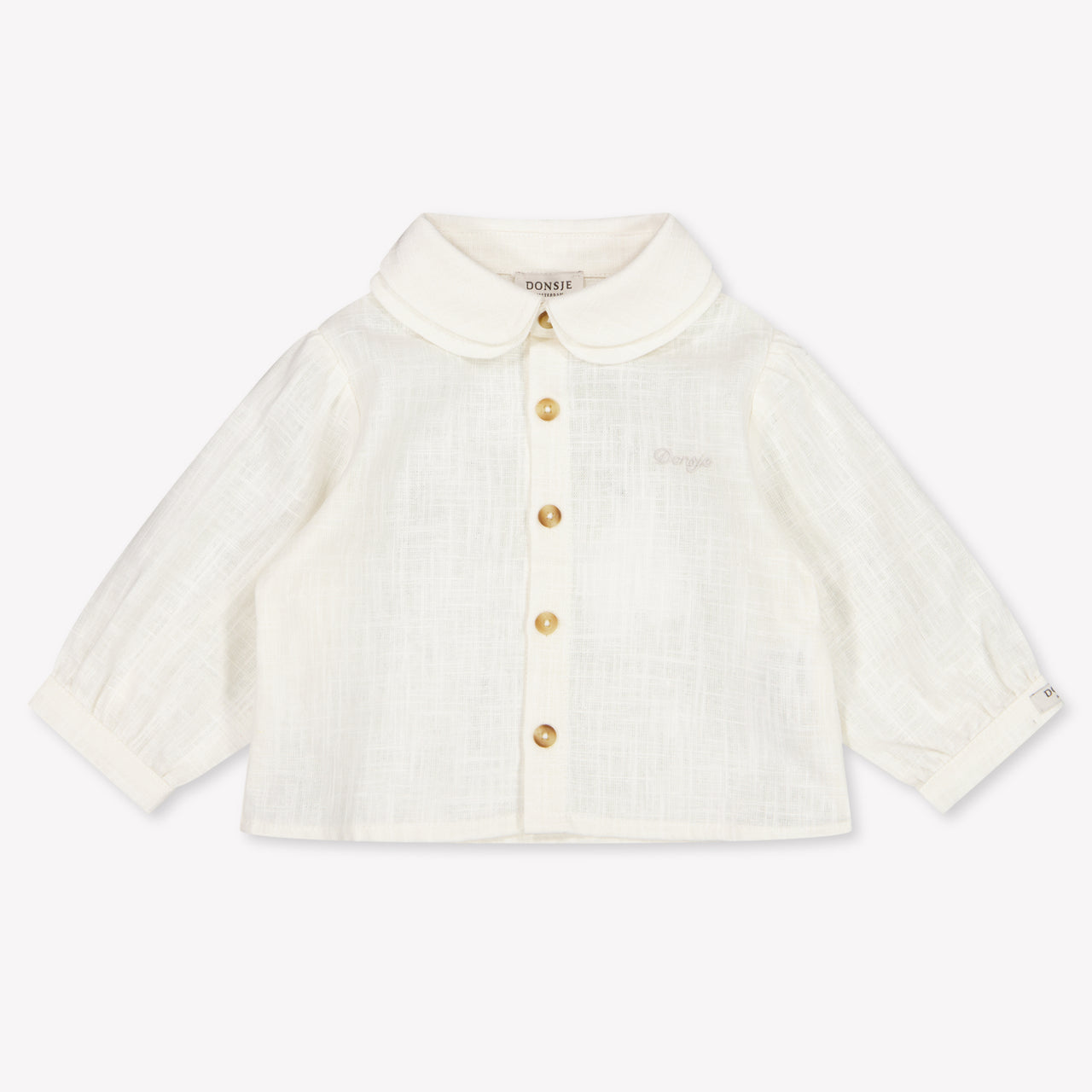 Donsje Amsterdam Anoeche Baby Meisjes Blouse In Off White