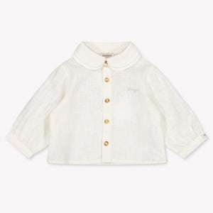 Donsje Amsterdam Anoeche Baby Meisjes Blouse In Off White