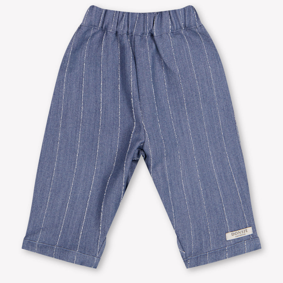 Donsje Amsterdam bebé visón Chicos pantalones en Azul