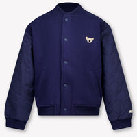 Donsje Amsterdam Noal Kinder Ragazzi Cardigan dentro Navy