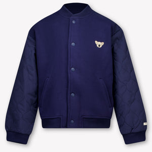 Donsje Amsterdam Noal Kinder Ragazzi Cardigan dentro Navy