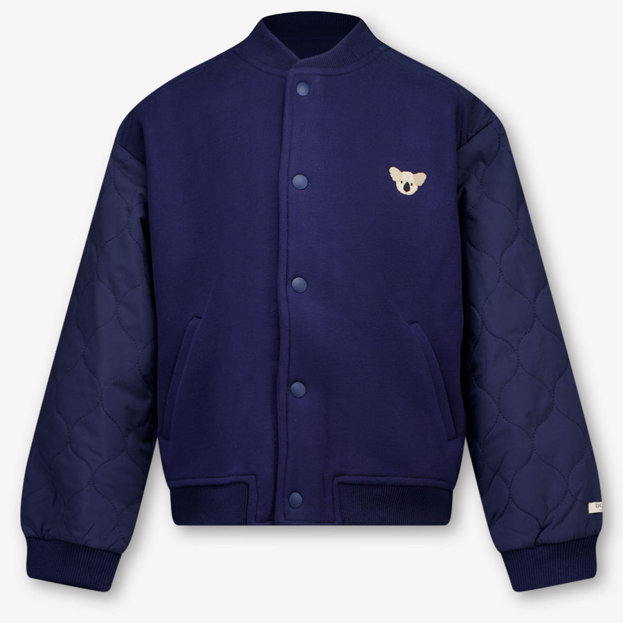 Donsje Amsterdam Noal Kinder Ragazzi Cardigan dentro Navy